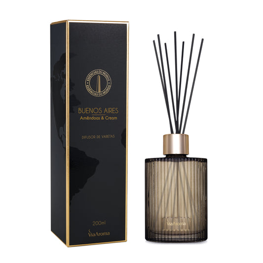 Difusor de Varetas - Buenos Aires - Via Aroma - Frasco com 200ml