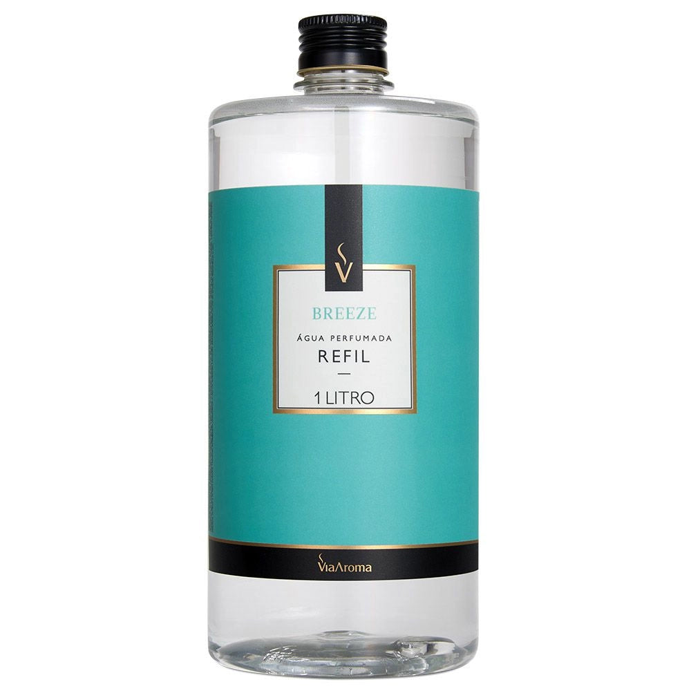 Refil Água Perfumada de Breeze - Via Aroma - Frasco com 1 Litro
