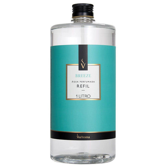 Refil Água Perfumada de Breeze - Via Aroma - Frasco com 1 Litro