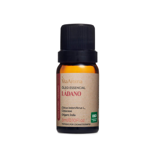 Óleo Essencial de Ládano - Via Aroma - Frasco com 3ml