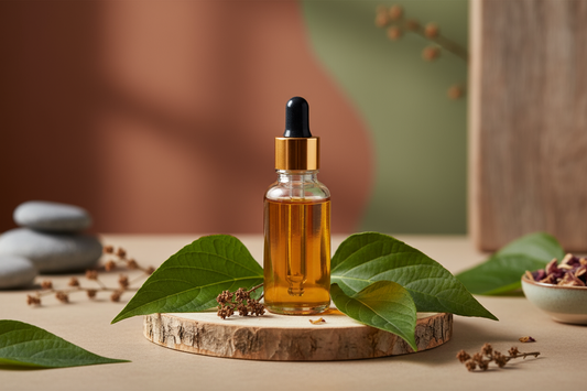 Óleo Essencial de Patchouli Claro
Aroma amadeirado suave com ação regeneradora, calmante e afrodisíaca para pele, emoções e ambientes

Nome INCI: Pogostemon Cablin Leaf Oil

NCM: 3301.29.90

CAS: 8014-09-3

Parte utilizada: Folhas
SEM TEXTO NA IMAGEM
Método de extração: Destilação a vapor

Origem: Indonésia / Índia / Brasil