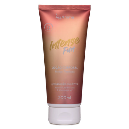 Loção Corporal Desodorante Intense Fun - Via Aroma - Frasco com 200g