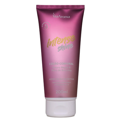 Loção Corporal Desodorante Intense Shine - Via Aroma - Frasco com 200g