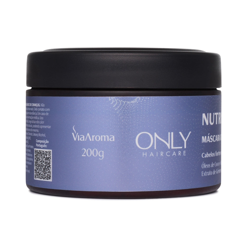 Máscara de Tratamento de Nutrição - Only Haircare - Via Aroma - Frasco com 200g