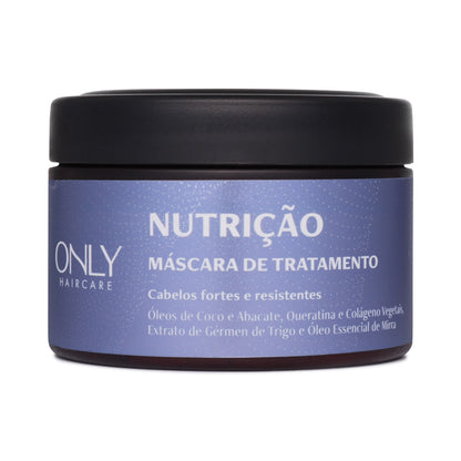 Máscara de Tratamento de Nutrição - Only Haircare - Via Aroma - Frasco com 200g