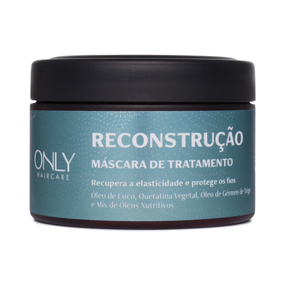 Máscara de Tratamento de Reconstrução - Only Haircare - Via Aroma - Frasco com 200g