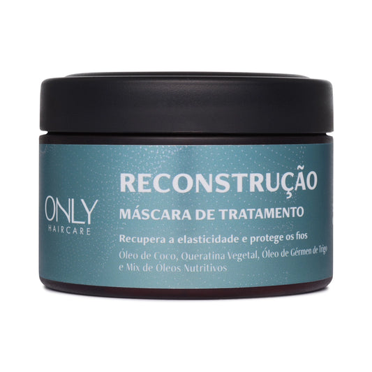 Máscara de Tratamento de Reconstrução - Only Haircare - Via Aroma - Frasco com 200g - Mundo dos Óleos