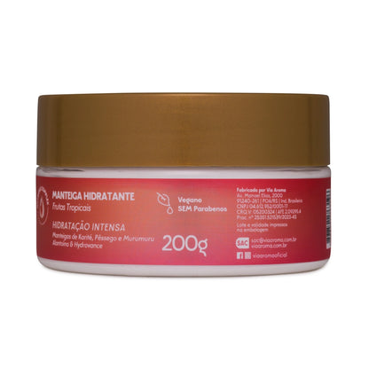 Manteiga Hidratante Desodorante Intense Fun - Via Aroma - Frasco com 200g