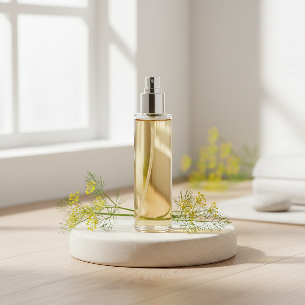 O Home Spray de Erva Doce é perfeito para quem busca um aroma delicado, relaxante e naturalmente refrescante para o dia a dia. Sua fragrância transmite conforto, limpeza e leveza — ideal para ambientes como quartos, salas, consultórios e espaços de bem-estar.
imagem sem nada escrito
Frasco spray