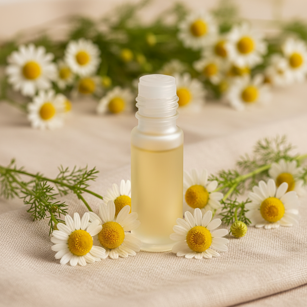 Óleo Essencial de Camomila Romana 10% - Roll-on - Frasco com 10 mL