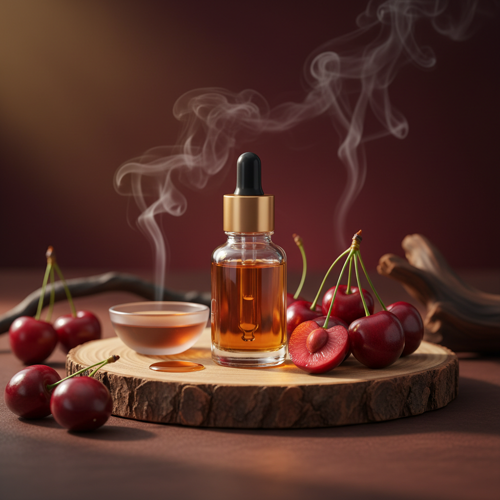 O Óleo Essencial de Cereja possui uma fragrância marcante, doce e levemente amadeirada, remetendo ao licor natural da cereja madura. Muito utilizado em formulações cosméticas de alto apelo sensorial, perfumes gourmet e produtos voltados ao conforto emocional.
Imagem sem nada escrito