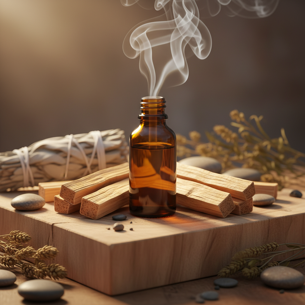 o Óleo Essencial de Palo Santo é reconhecido por seu aroma amadeirado, místico e reconfortante. Utilizado ancestralmente em rituais xamânicos, é hoje um dos óleos mais valorizados na aromaterapia espiritual e energética.
Imagem sem nada escrito, Frasco de vidro
Ideal para meditação, limpeza de ambientes e rituais de proteção, o Palo Santo proporciona uma sensação de tranquilidade, ancoramento e clareza mental.