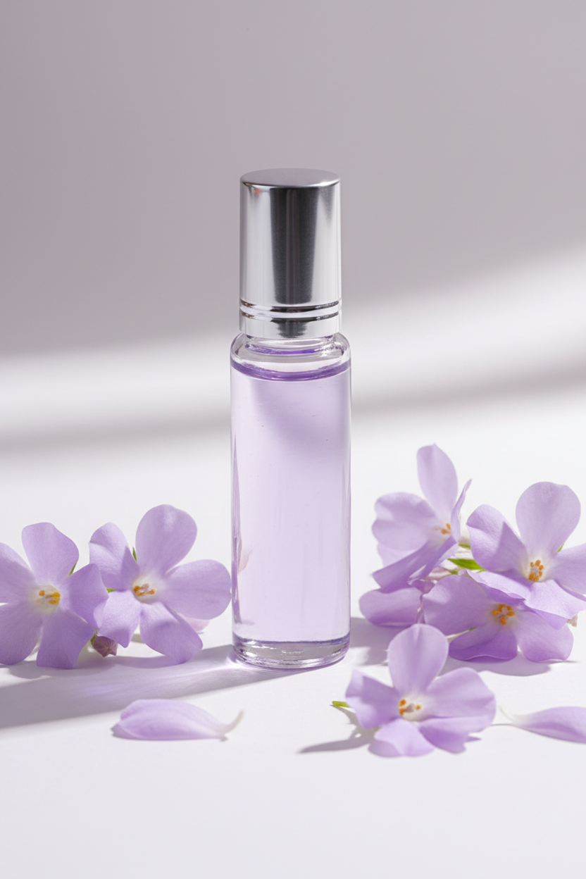 Óleo Essencial de Violeta 10% - Roll-on - Frasco com 10 mL