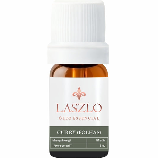 Óleo Essencial de Curry (Folhas) GT Índia - Laszlo - Frasco com 5 ml - Mundo dos Óleos
