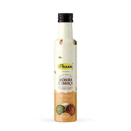 Óleo de Semente de Abobora e Linhaça - Pazze - Frasco com 250ml