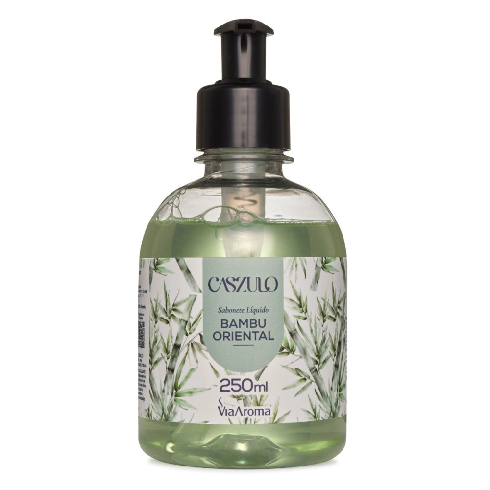 Sabonete Líquido Desodorante Bambu Oriental - Caszulo - Via Aroma - Frasco com 250ml
