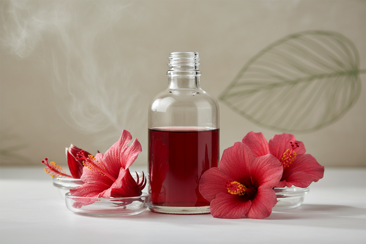sem texto na imagem

Essência de Flor de Hibisco
Perfil floral delicado e adocicado para uso cosmético e industrial

Nome Científico: Hibiscus sabdariffa

NCM: 3302.90.90

Parte Utilizada: Corolas florais

Método de Extração: Composição aromática (blend de fragrâncias)

INCI Name: Parfum (Fragrance)

Outros Nomes Populares: Flor de Hibisco, Hibiscus, Essência de Hibisco