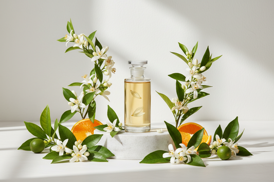 sem texto na imagem

Essência de Neroli
Fragrância inspirada na flor de laranjeira amarga, com perfil floral, cítrico e verde — evoca frescor, sofisticação e leveza para múltiplas aplicações

Tipo de Produto: Essência aromática sintética

Família Olfativa: Floral / Cítrica / Verde

Aroma predominante: Flor de laranjeira, notas cítricas e verdes suaves

Inspiração: Óleo essencial de Neroli (Citrus aurantium amara)

Uso recomendado: Aromatizadores de ambiente, perfumes finos, cosméticos florais e velas com pe