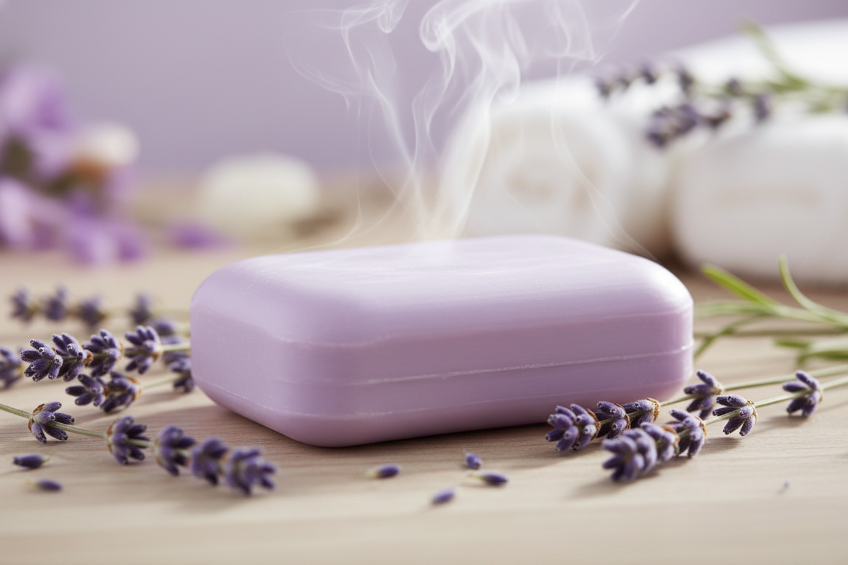 sem texto na imagem

Sabonete de Lavanda
Descrição

O Sabonete de Lavanda é uma opção delicada e aromática para o cuidado diário da pele. Enriquecido com óleo essencial de Lavanda, proporciona uma limpeza suave, ao mesmo tempo que promove relaxamento e bem-estar. Sua espuma cremosa hidrata e perfuma a pele, sendo ideal para todos os tipos de pele, especialmente as mais sensíveis ou estressadas.

Benefícios
Ação calmante e relaxante sobre a pele e os sentidos
Limpeza eficaz sem ressecar
Hidratação equilibrad