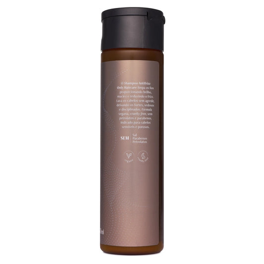Shampoo Antifrizz - Only Haircare - Via Aroma - Frasco com 250ml - Mundo dos Óleos