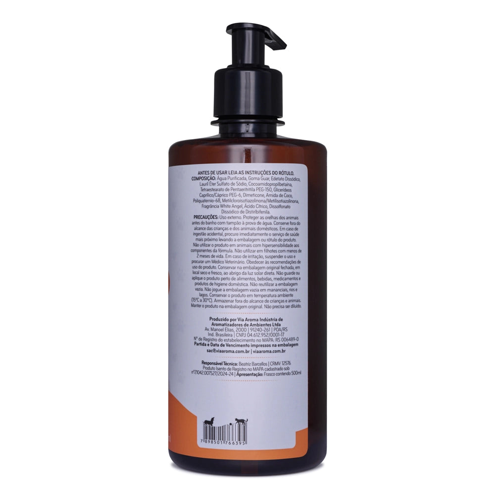 Shampoo One Pet Pelos Claros - Via Aroma - Frasco com 500ml