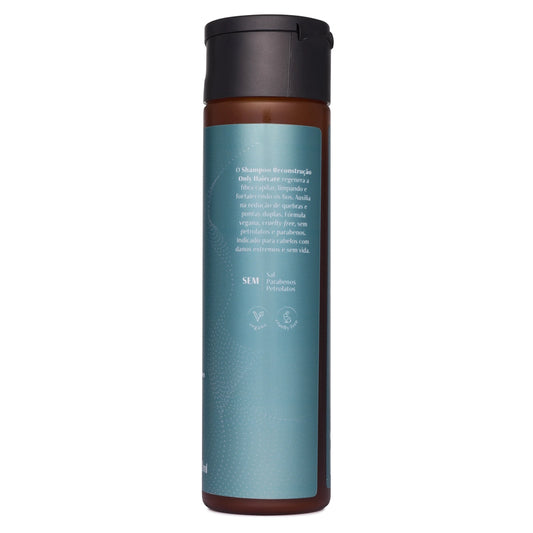 Shampoo Reconstrução - Only Haircare - Via Aroma - Frasco com 250ml - Mundo dos Óleos