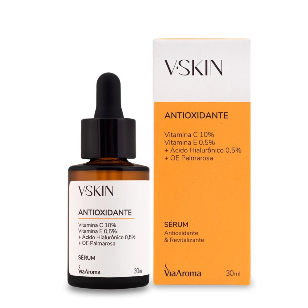 V.Skin Sérum Antioxidante - Via Aroma - Frasco com 30ml