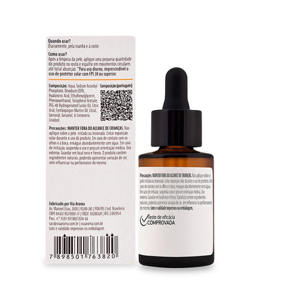 V.Skin Sérum Antioxidante - Via Aroma - Frasco com 30ml