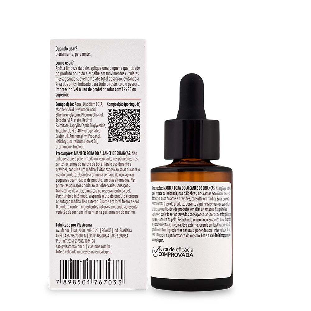 V.Skin Sérum Antissinais - Via Aroma - Frasco com 30ml