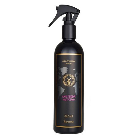 Água Perfumada Amsterdã - Via Aroma - Frasco com 365ml - Mundo dos Óleos