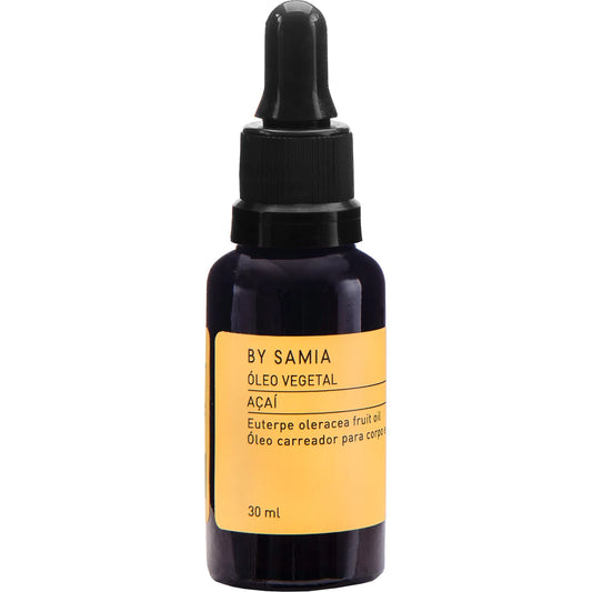 Óleo Vegetal de Açaí - By Samia - Frasco com 30ml - Mundo dos Óleos