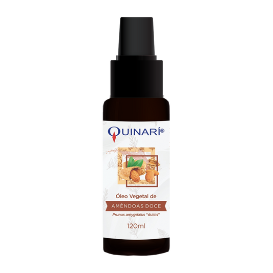 Oleo Vegetal de Amêndoas Doce - Quinarí - Frasco com 120ml - Mundo dos Óleos