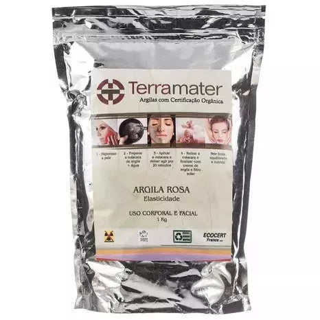Argila Mineral Rosa - TerraMater - 1kg