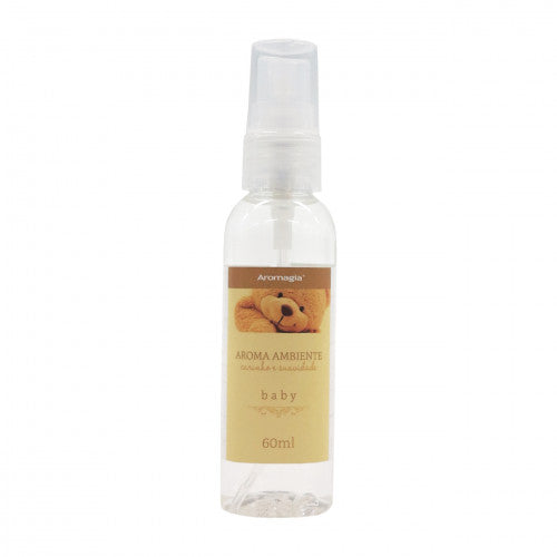 Spray de Ambiente - Baby - (Com Óleo Essencial de Lavandin) - WNF - Frasco com 60ml - Mundo dos Óleos