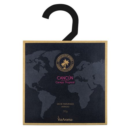 Sachê Perfumado 20g - Cancún - Via Aroma - Mundo dos Óleos
