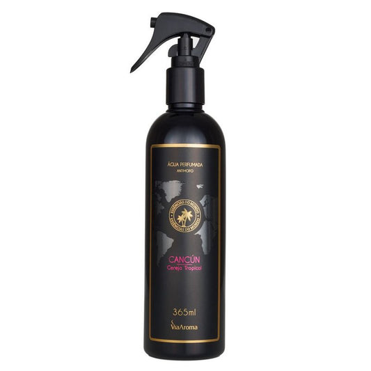 Água Perfumada Cancún - Via Aroma - Frasco com 365ml - Mundo dos Óleos