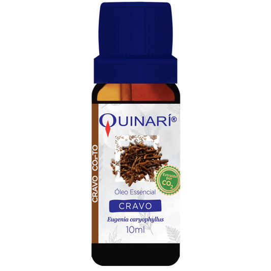 Óleo Essencial de Cravo (CO2) - Quinarí - Frasco com 10ml - Mundo dos Óleos