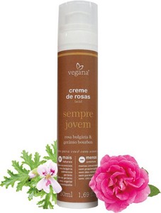 Creme Facial Sempre Jovem de Rosas - WNF - Frasco com 50ml - Mundo dos Óleos