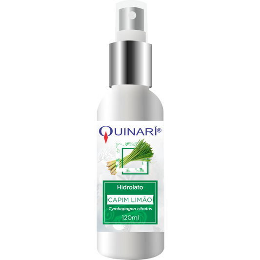 Hidrolato de Capim Limão - Quinarí - Frasco com 120ml - Mundo dos Óleos