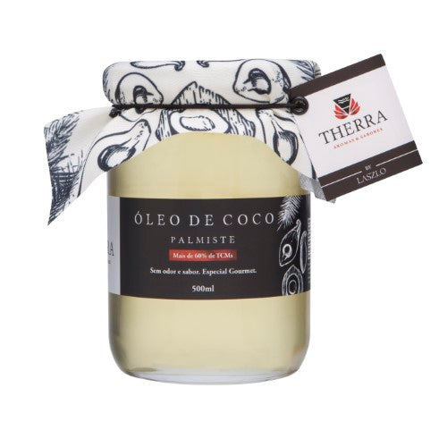 Óleo de Coco (Palmiste) - Laszlo - Frasco com 500ml - Mundo dos Óleos