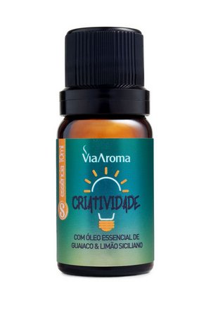 Essência Criatividade - Via Aroma - Frasco com 10ml - Mundo dos Óleos