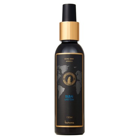 Home Spray Dubai - Via Aroma - Frasco com 150ml - Mundo dos Óleos