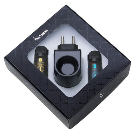 Aromatizador Kit Presente Standard Black com Essências - Buenos Aires e Dubai - Via Aroma - Mundo dos Óleos