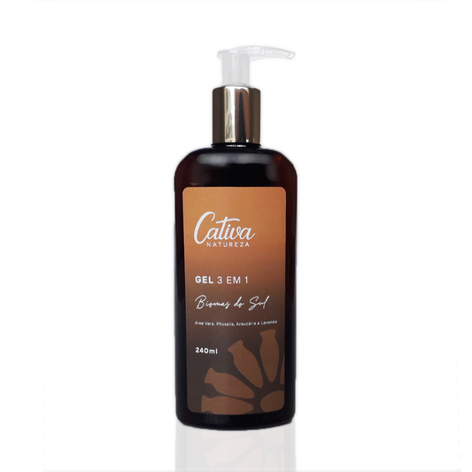 Gel 3 em 1 Biomas - Cativa - Frasco com 240ml - Mundo dos Óleos