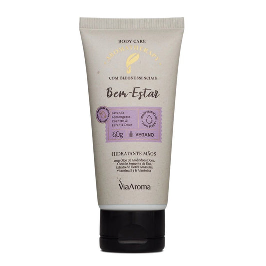 Creme para as Mãos (Bem Estar) - Via Aroma -  Frasco com 60g