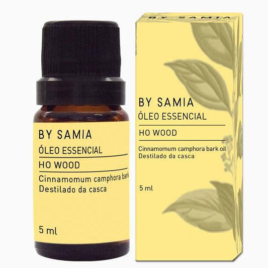 Óleo Essencial de Ho Wood - By Samia - Frasco com 5ml - Mundo dos Óleos