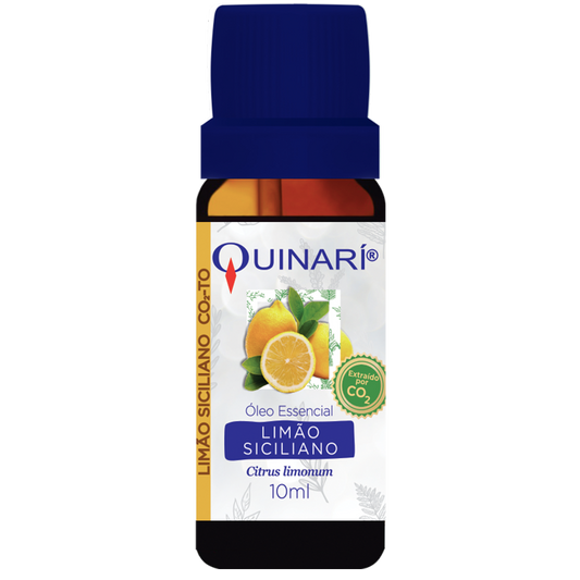 Óleo Essencial de Limão (CO2) - Quinarí - Frasco com 10ml - Mundo dos Óleos
