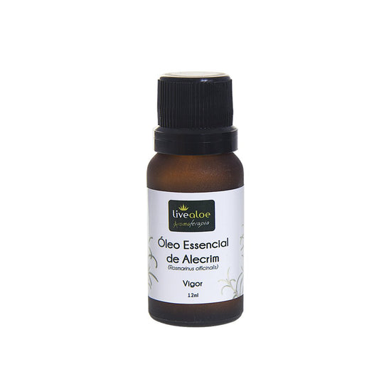 Óleo Essencial de Alecrim - LiveAloe - Frasco com 15ml - Mundo dos Óleos