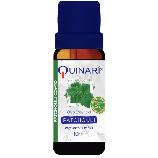 Óleo Essencial de Patchouli (CO2) - Quinarí - Frasco com 10ml - Mundo dos Óleos