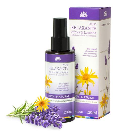 Óleo Para Massagem Relaxante - WNF - Frasco com 120ml - Mundo dos Óleos